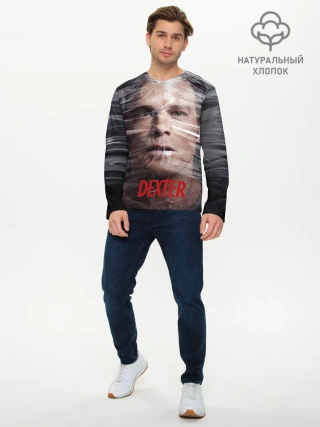 Мужской лонгслив базовый / Декстер Морган в пленке