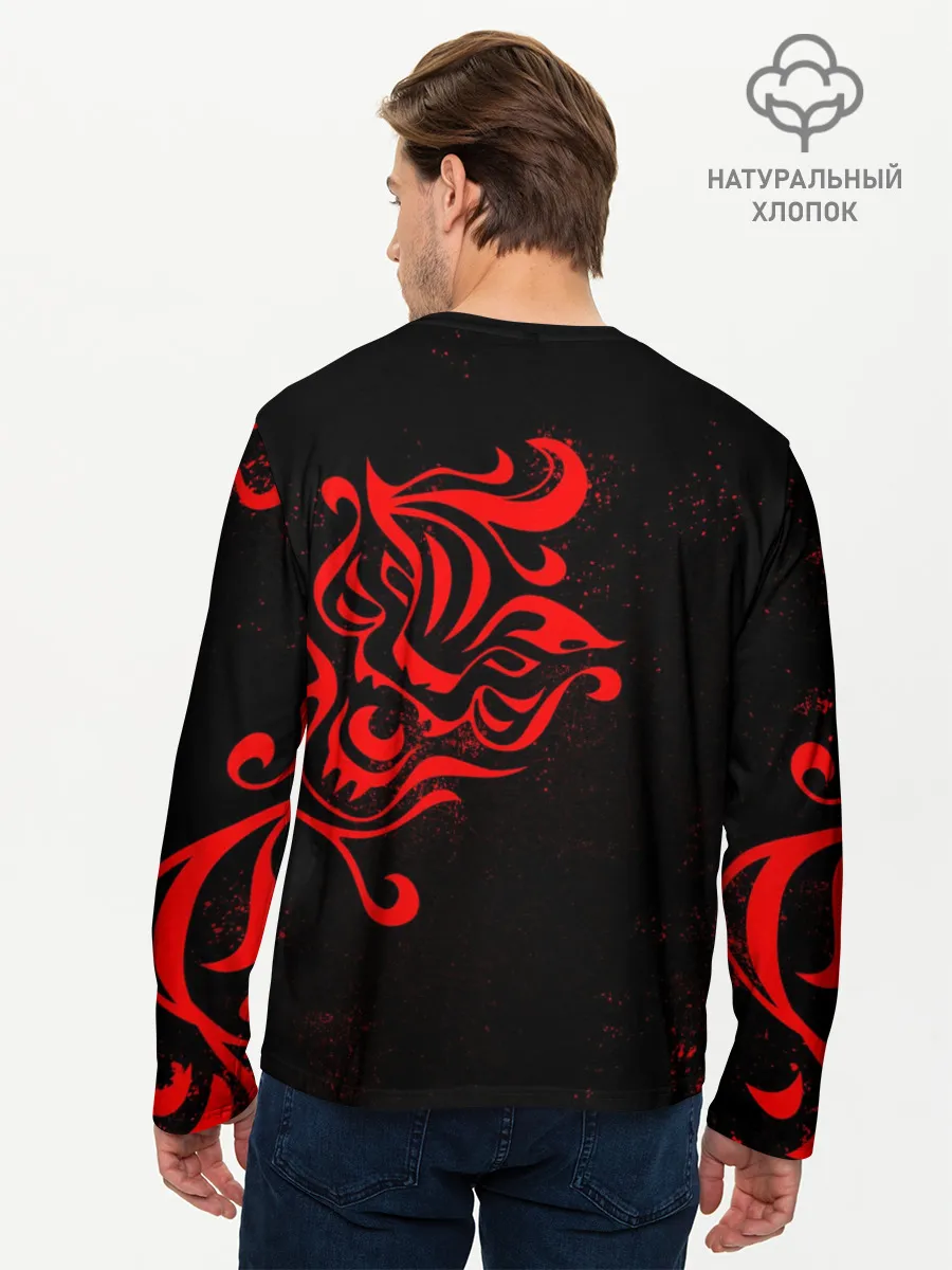 Мужской лонгслив базовый / КАЗУТОРА ХАНЕМИЯ | ВАЛЬХАЛЛА