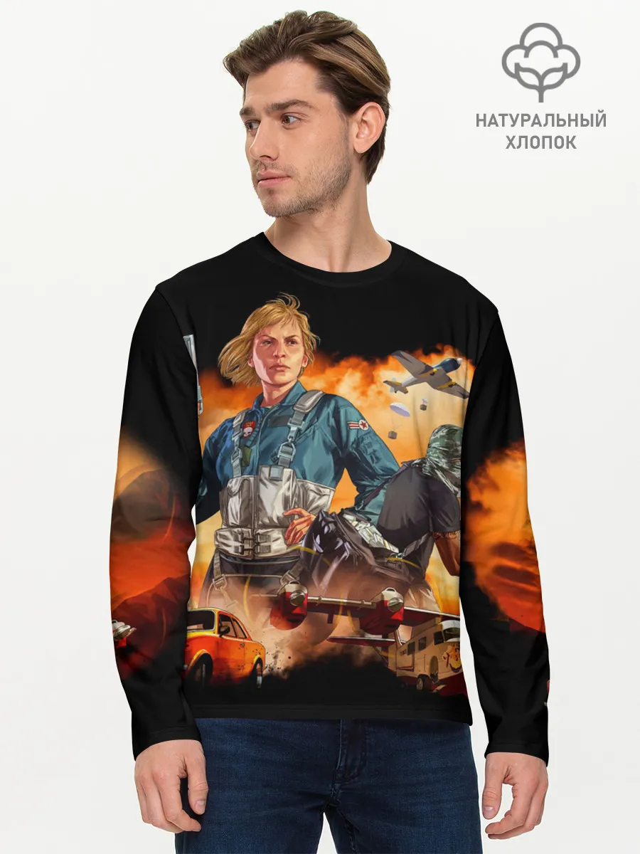 Мужской лонгслив базовый / GTA Online