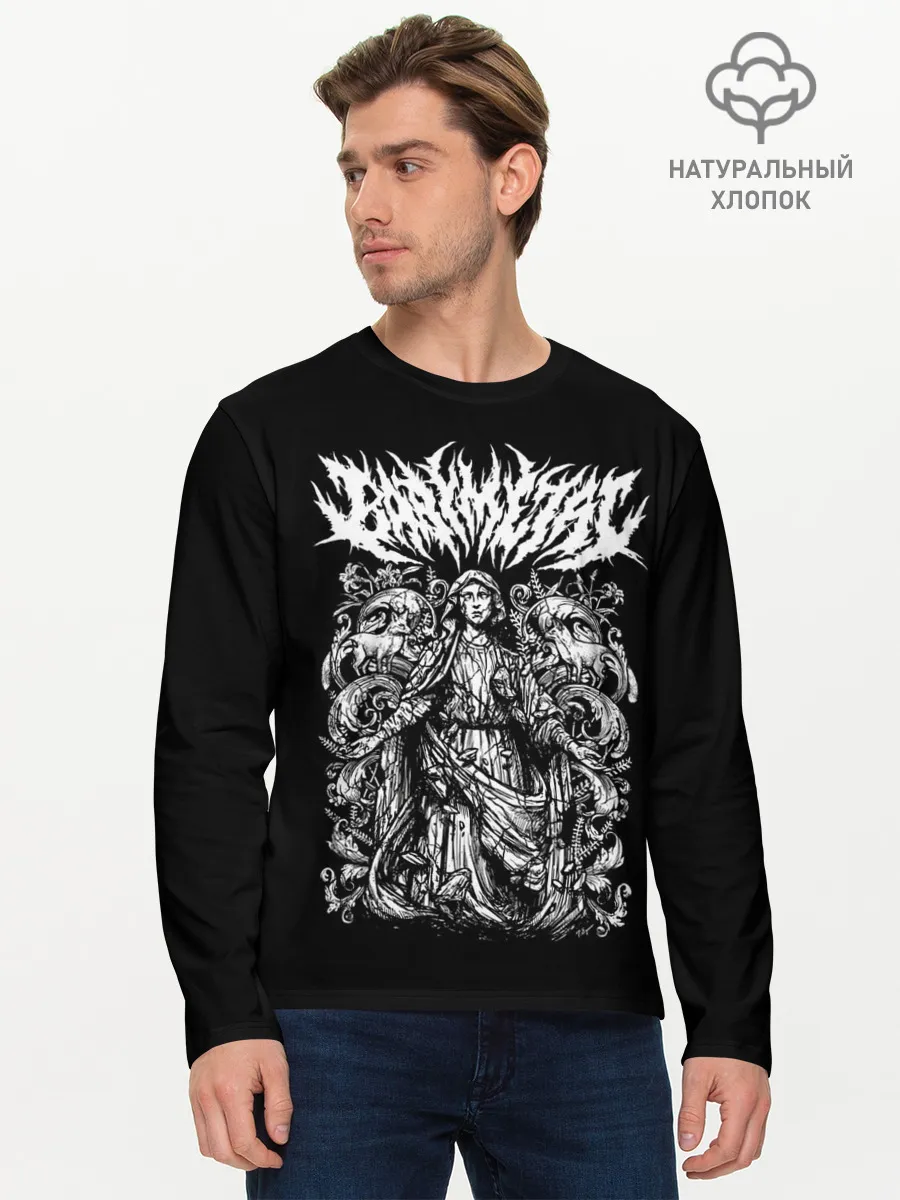 Мужской лонгслив базовый / BabyMetal Art