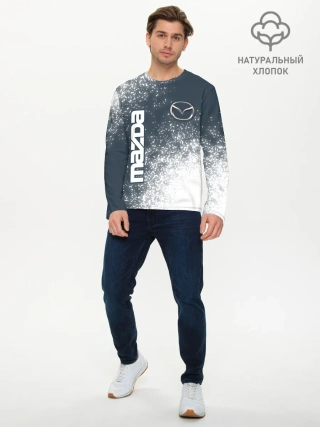 Мужской лонгслив базовый / Мазда - Спрей