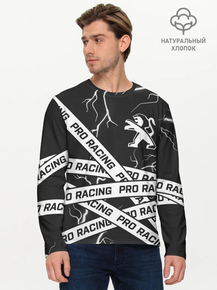 Мужской лонгслив базовый / Peugeot - Racing