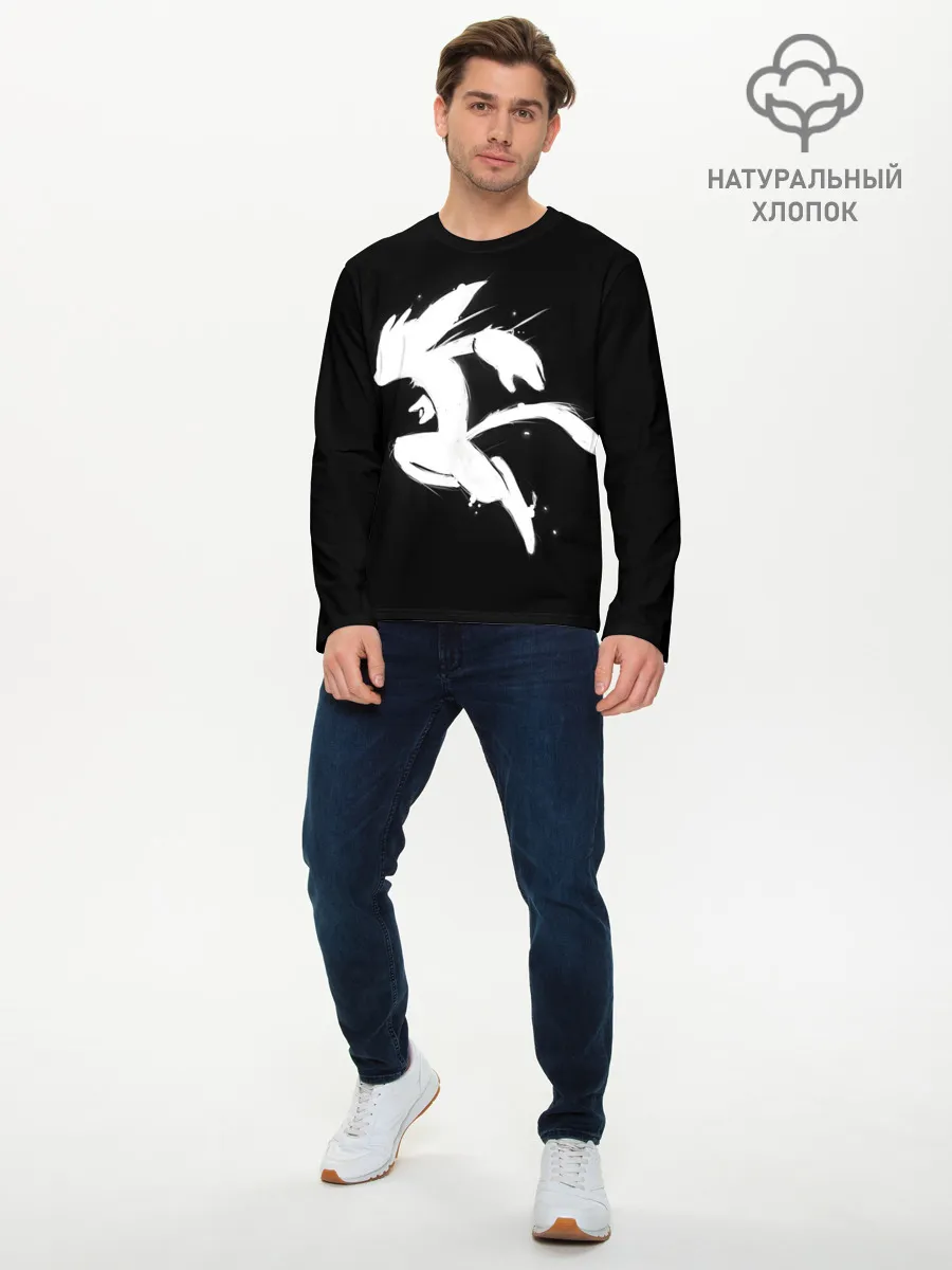 Мужской лонгслив базовый / Ori | Дух леса