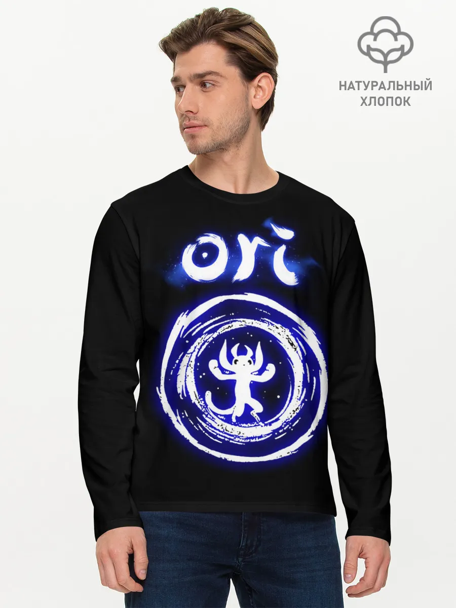 Мужской лонгслив базовый / Ori, дух-хранитель леса