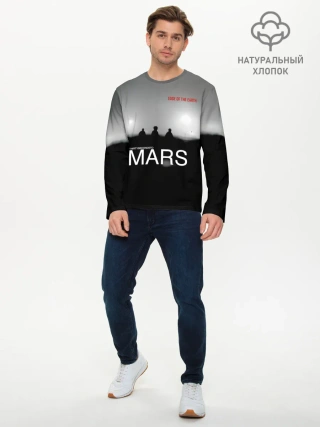 Мужской лонгслив базовый / Thirty Seconds to Mars - Edge of the Earth