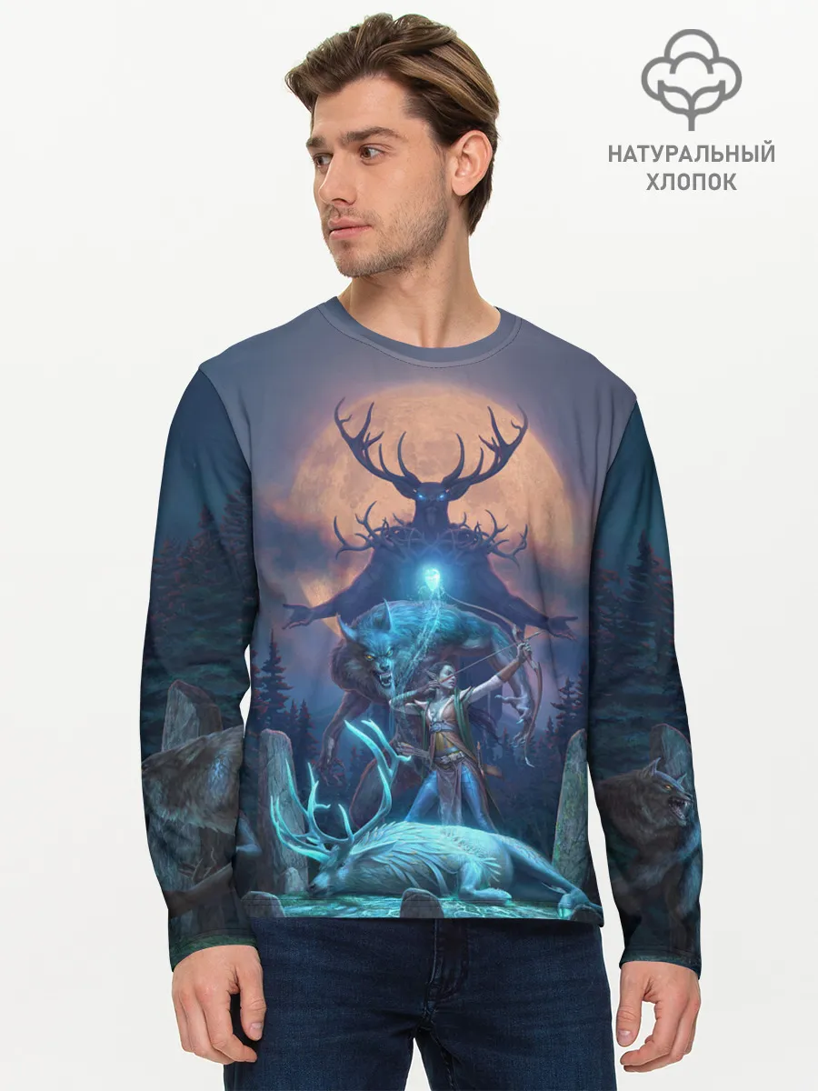 Мужской лонгслив базовый / The Elder Scrolls
