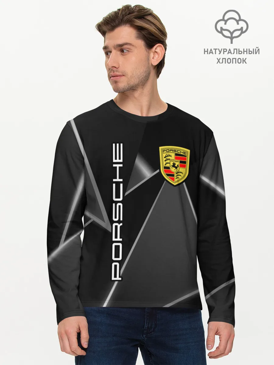 Мужской лонгслив базовый / Порше / Porsche
