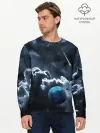 Мужской лонгслив базовый / КОСМИЧЕСКИЕ ОБЛАКА
