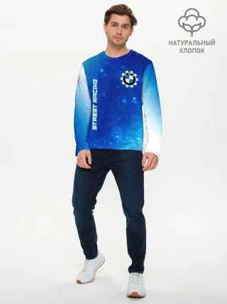 Мужской лонгслив базовый / БМВ - Racing