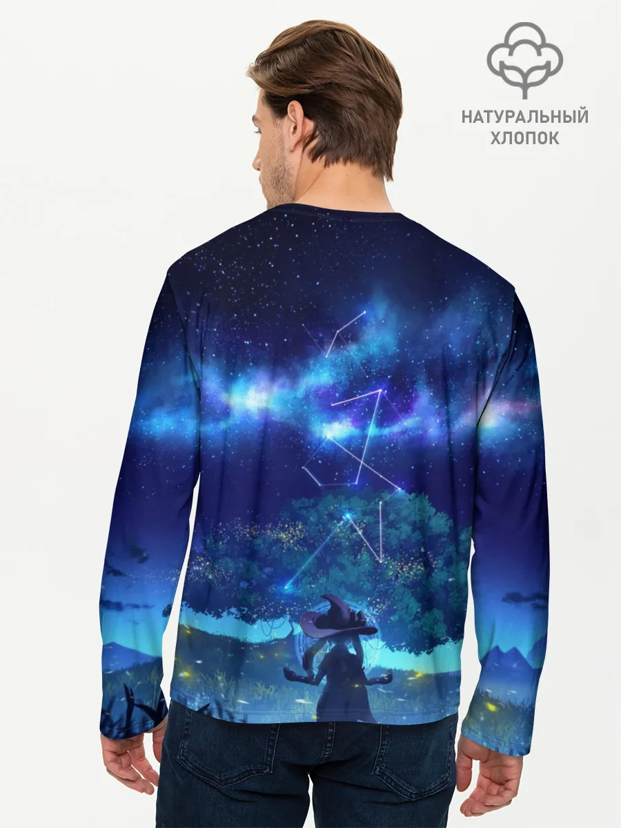 Мужской лонгслив базовый / MONA GENSHIN IMPACT