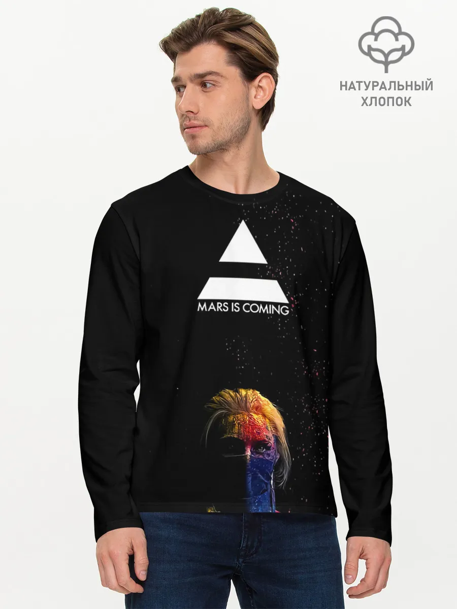Мужской лонгслив базовый / MARS IS COMING 30StM
