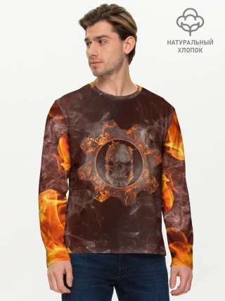 Мужской лонгслив базовый / ШЕСТЕРНЯ | GEARS OF WAR