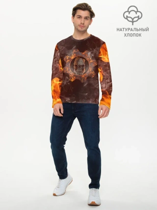 Мужской лонгслив базовый / ШЕСТЕРНЯ | GEARS OF WAR