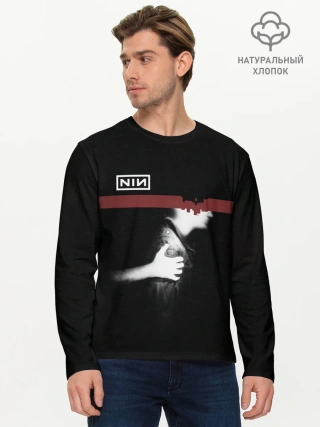 Мужской лонгслив базовый / Nine Inch Nails