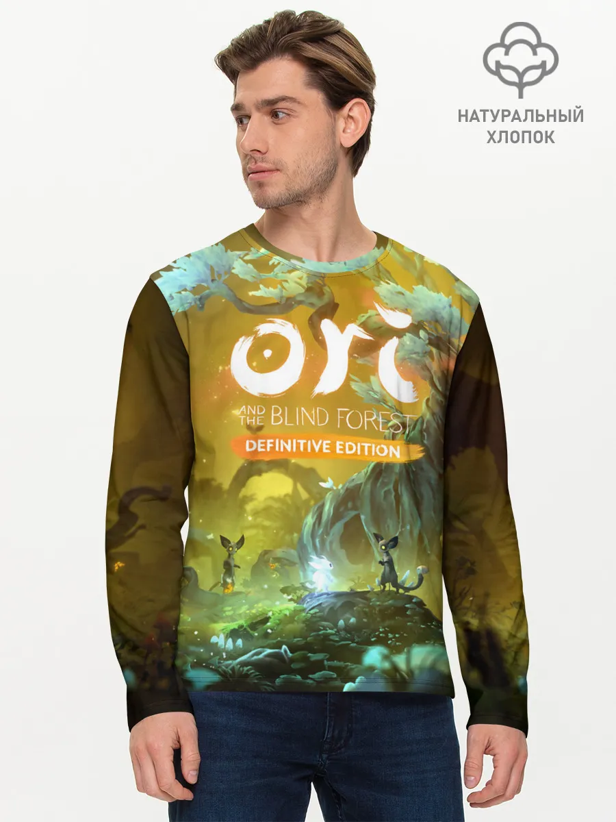 Мужской лонгслив базовый / Ori and the Will of the Wisps