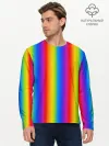 Мужской лонгслив базовый / Color gradient