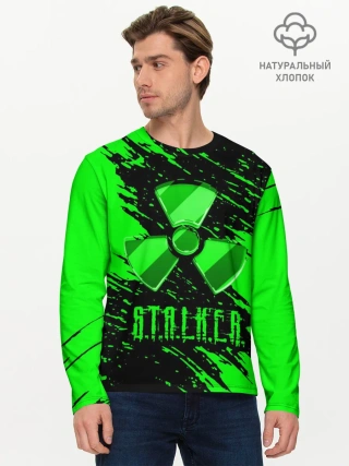 Мужской лонгслив базовый / S.T.A.L.K.E.R. NEON | СТАЛКЕР