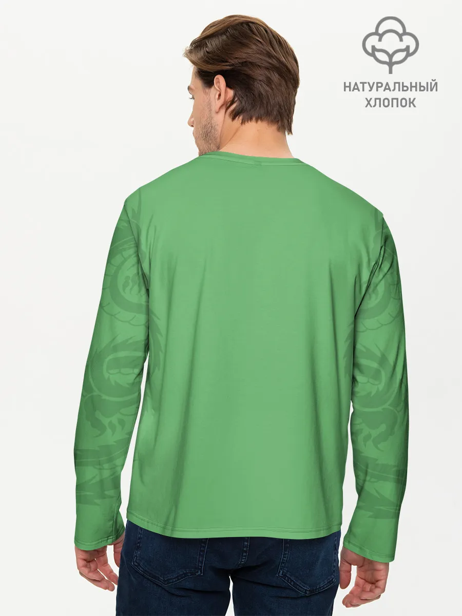 Мужской лонгслив базовый / ЯПОНСКИЙ КОТ | JAPANESE CAT