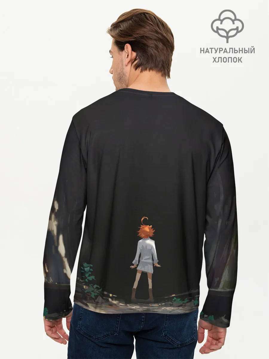 Мужской лонгслив базовый / Emma | The Promised Neverland