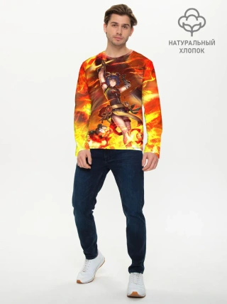 Мужской лонгслив базовый / Сян Лин | Genshin Impact