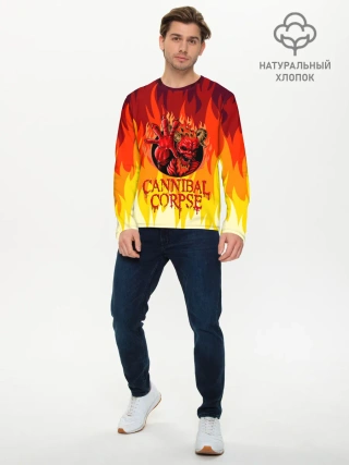 Мужской лонгслив базовый / Cannibal Corpse | Труп Канниба