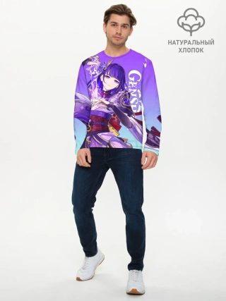 Мужской лонгслив базовый / Genshin Impact, Сёгун Райдэн