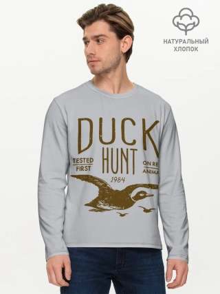 Мужской лонгслив базовый / Утиная охота