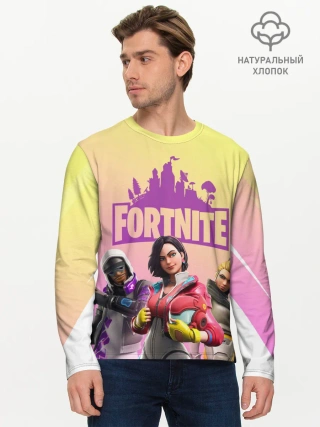 Мужской лонгслив базовый / Fortnite Squad