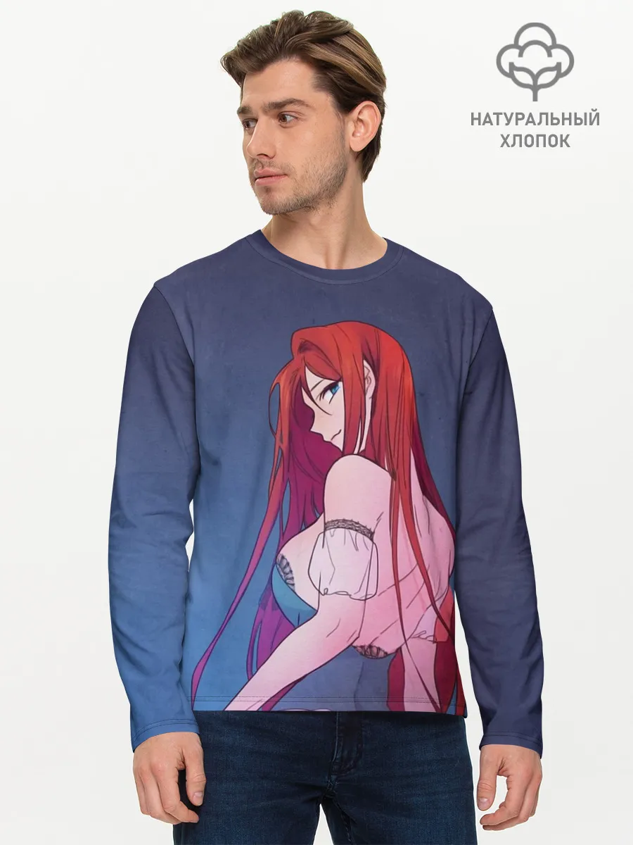 Мужской лонгслив базовый / Манхва Моя Ведьма