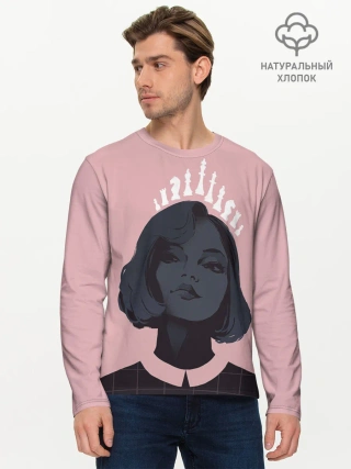 Мужской лонгслив базовый / Sweet Queen