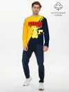 Мужской лонгслив базовый / PIKACHU PIKA PIKA | ПИКАЧУ