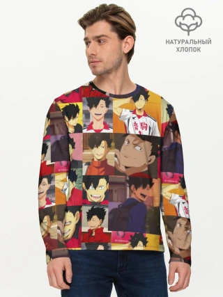 Мужской лонгслив базовый / КУРОО ТЕЦУРО / TETSURO