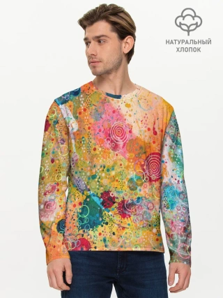 Мужской лонгслив базовый / Мои эмоции