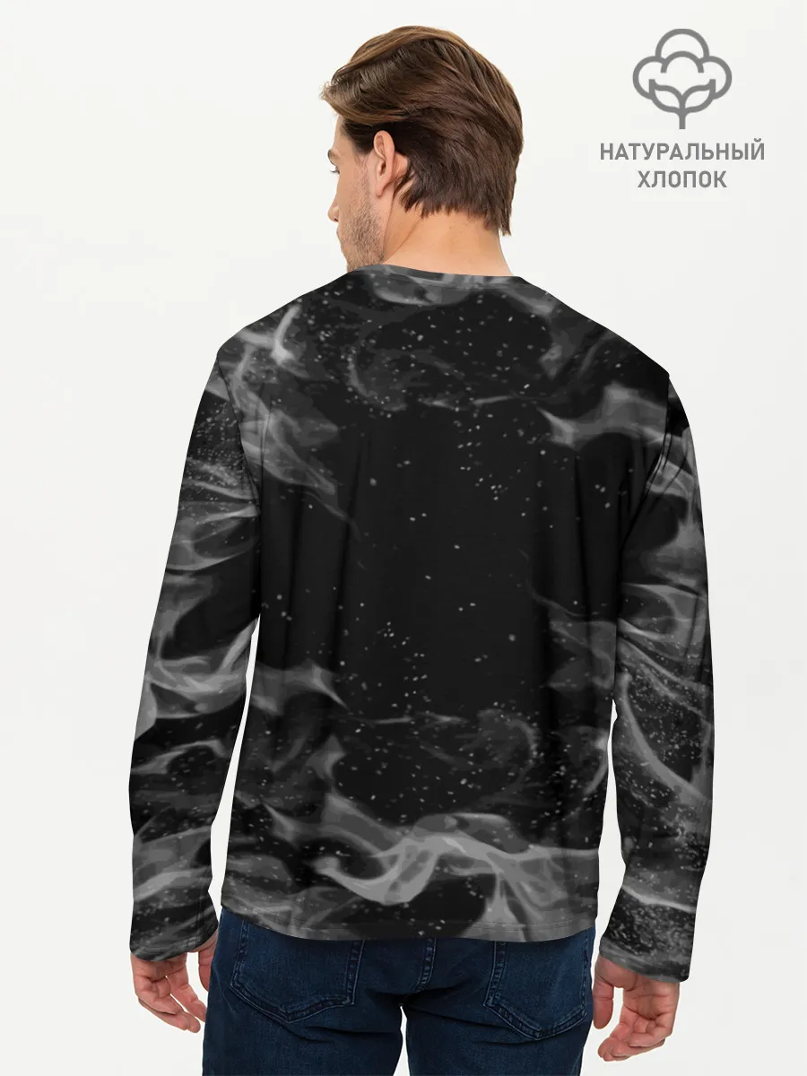 Мужской лонгслив базовый / MITSUBISHI | ОГОНЬ