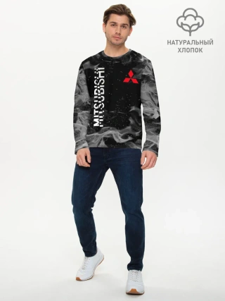 Мужской лонгслив базовый / MITSUBISHI | ОГОНЬ