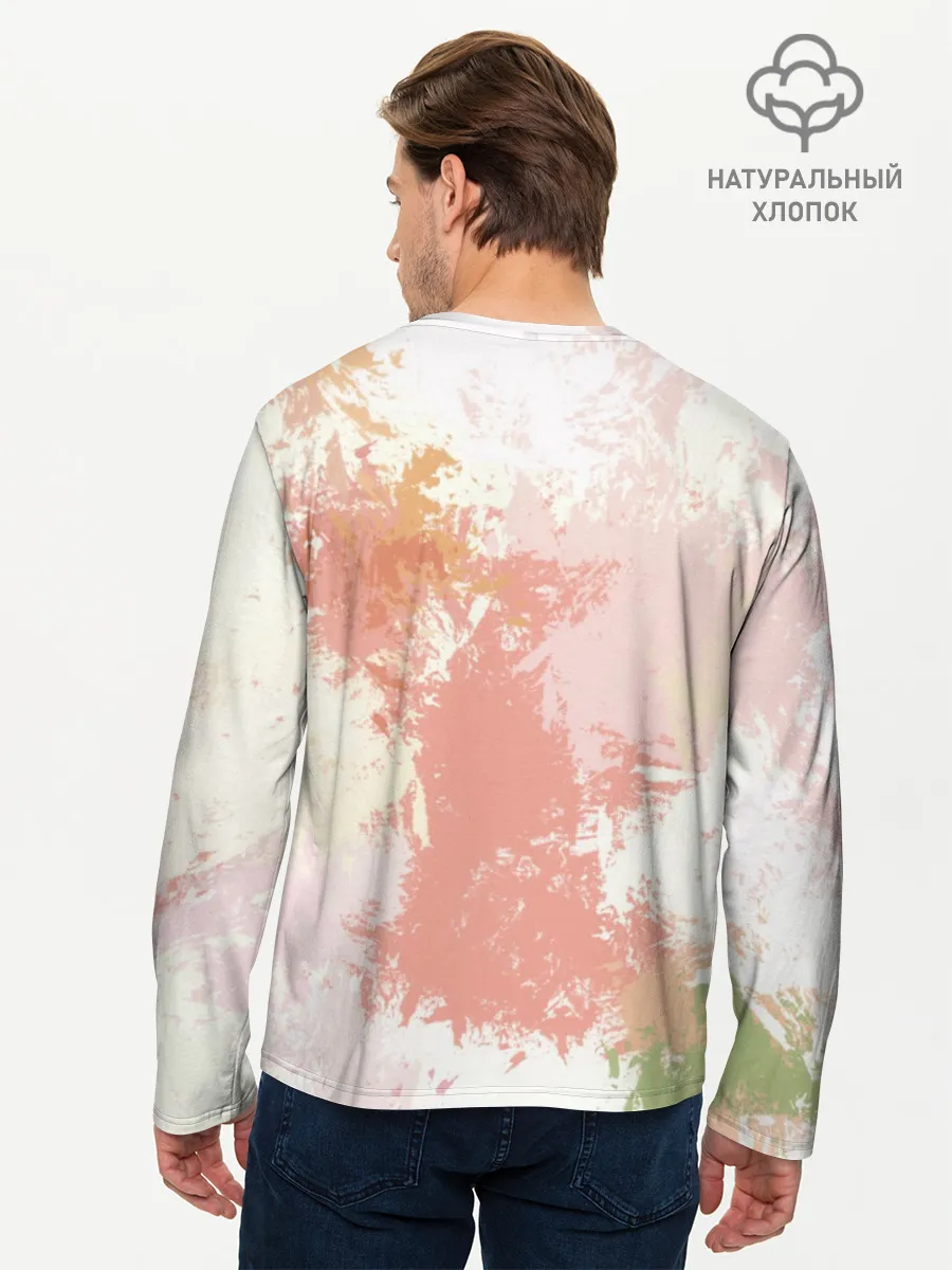 Мужской лонгслив базовый / Корзинка фруктов персонажи