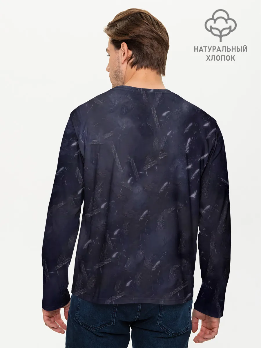 Мужской лонгслив базовый / Корзинка фруктов