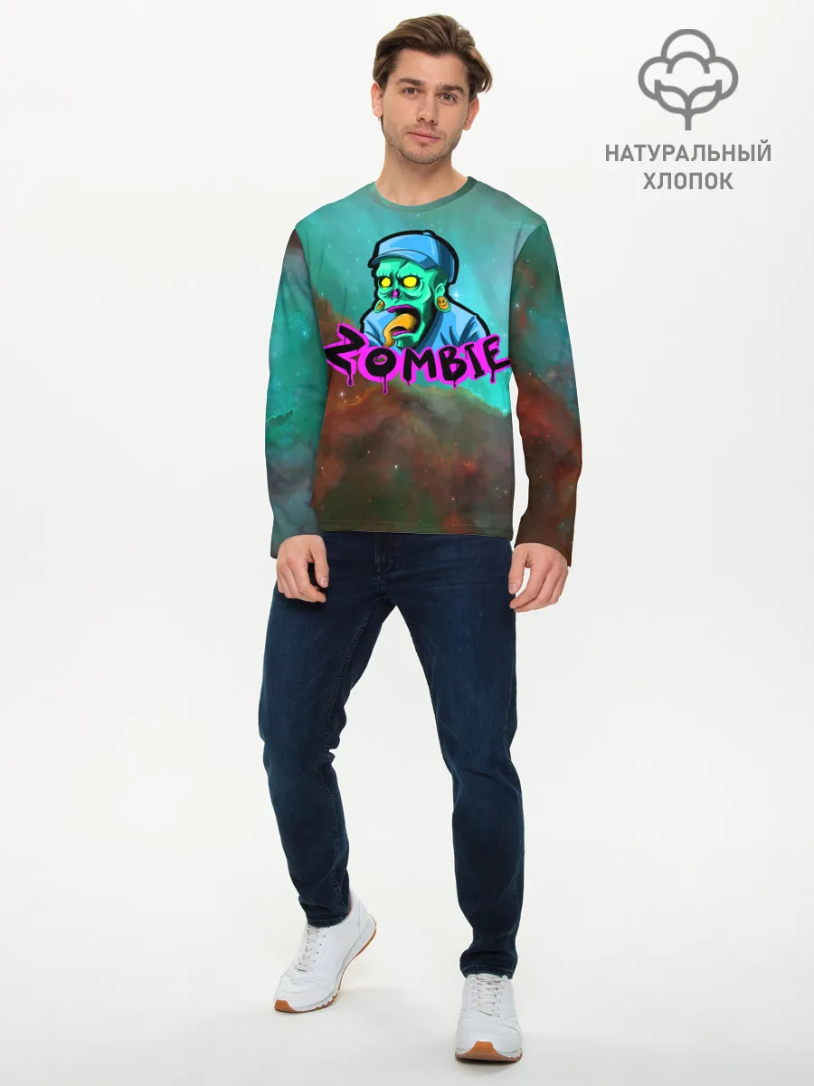 Мужской лонгслив базовый / ZOMBIE