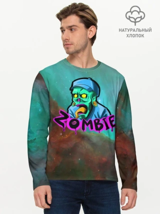 Мужской лонгслив базовый / ZOMBIE
