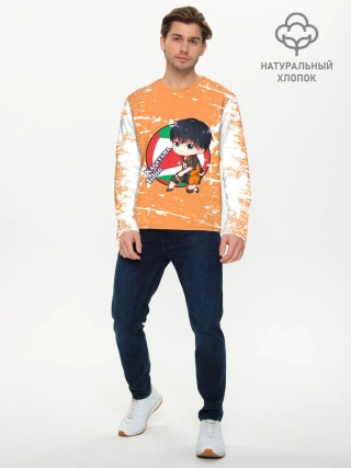 Мужской лонгслив базовый / Kageyama tobio | Haikyu