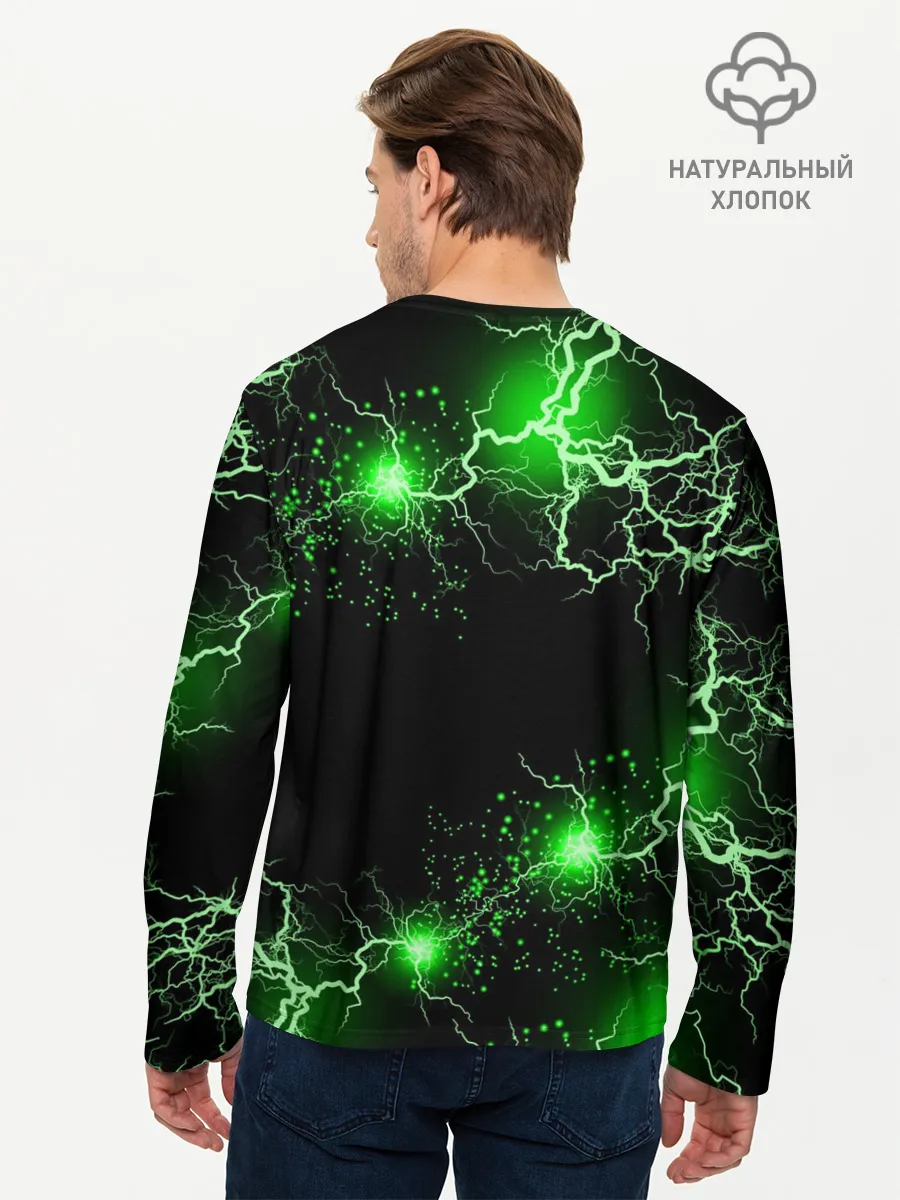 Мужской лонгслив базовый / S.T.A.L.K.E.R. NEON МОЛНИЯ