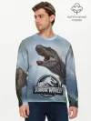 Мужской лонгслив базовый / Jurassic World | Мир Юрского периода