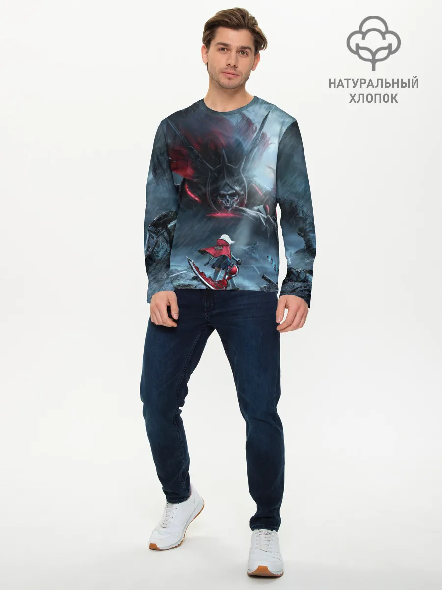 Мужской лонгслив базовый / Ай | Хранительница могил