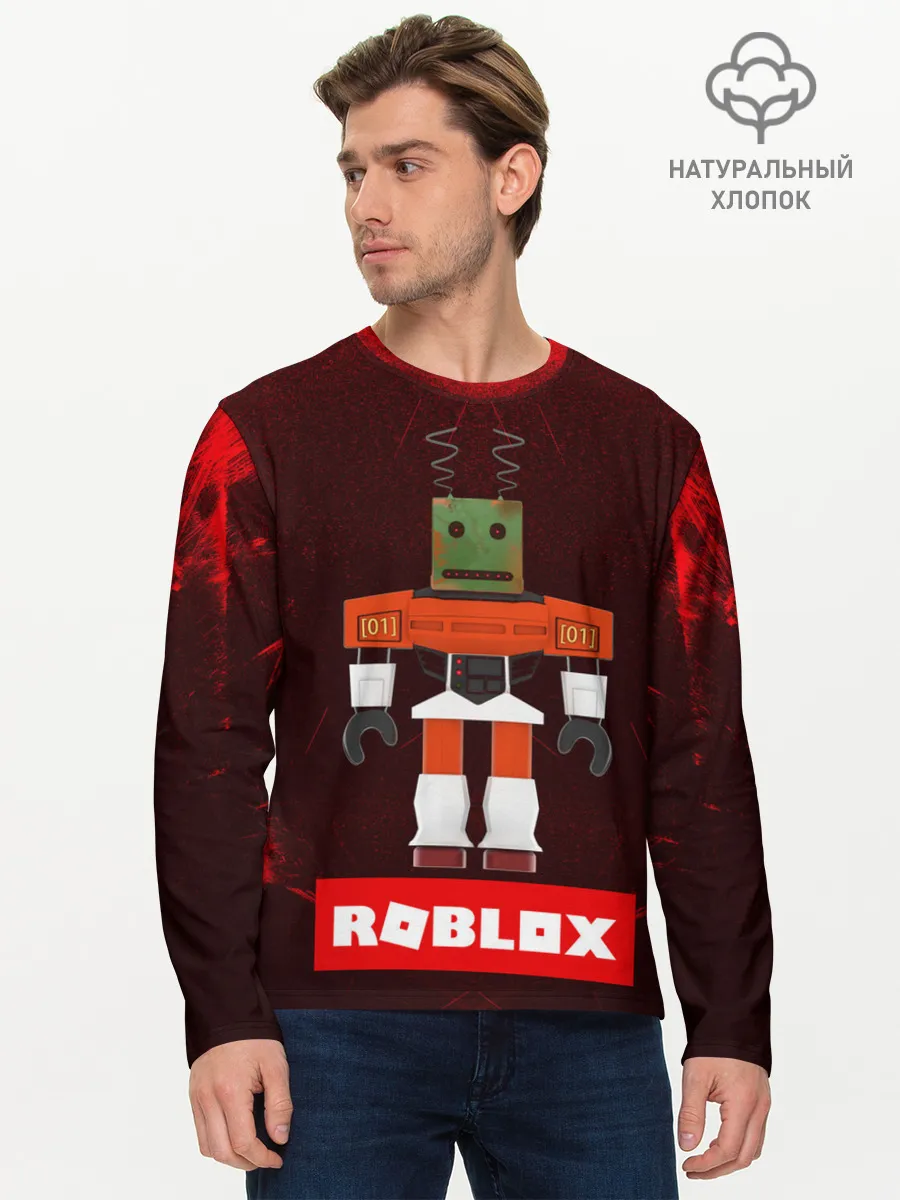 Мужской лонгслив базовый / ROBLOX | РОБЛОКС