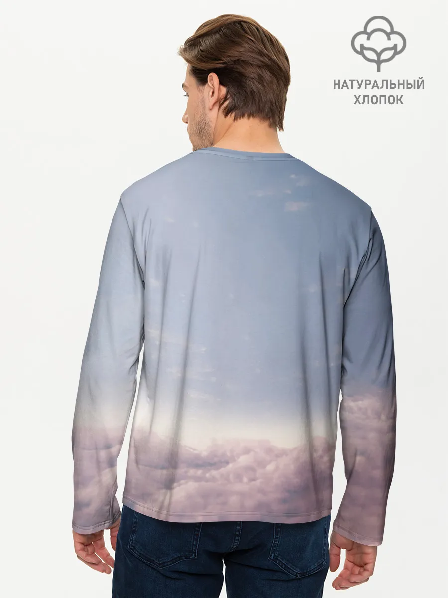 Мужской лонгслив базовый / No mans sky