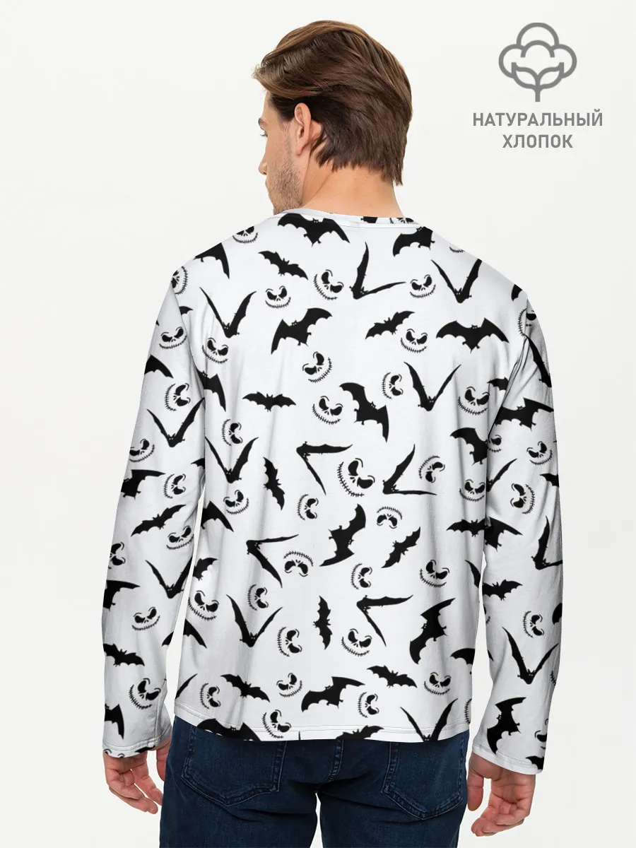 Мужской лонгслив базовый / Хэллоуин, Grim Reaper