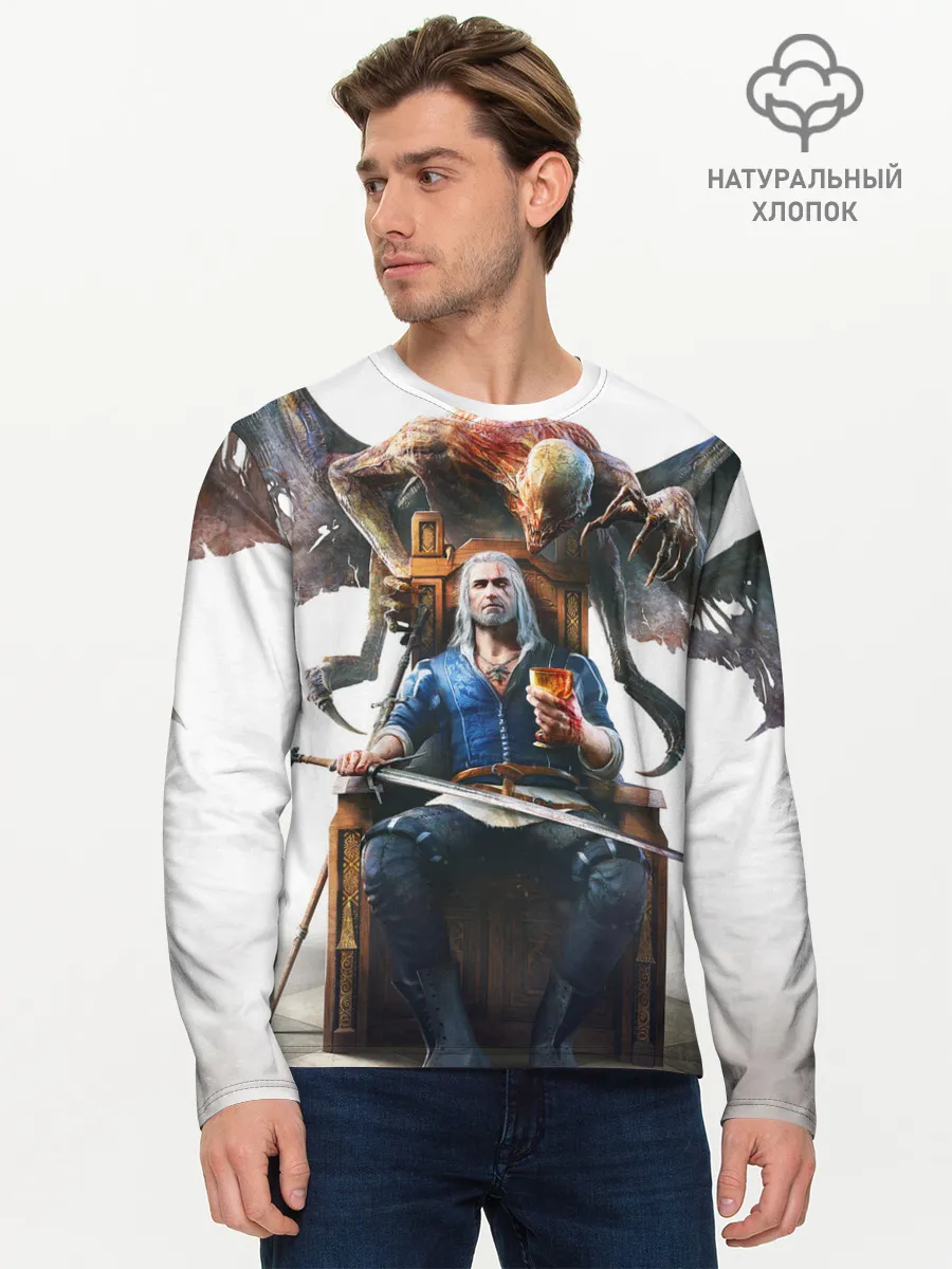 Мужской лонгслив базовый / Geralt