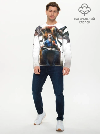 Мужской лонгслив базовый / Geralt