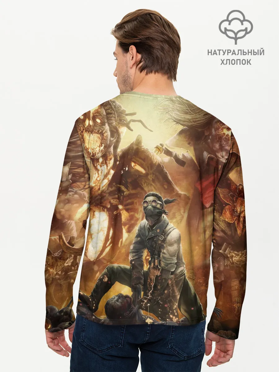 Мужской лонгслив базовый / Dead by Daylight убийцы