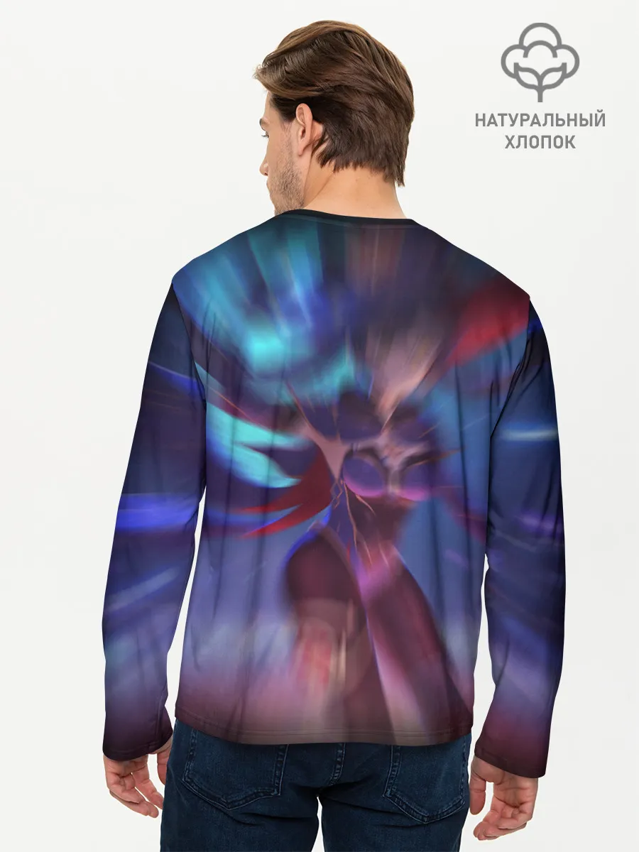 Мужской лонгслив базовый / Mona | Genshin Impact | Геншин Импакт